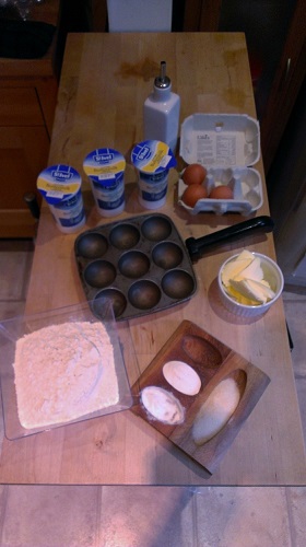 ingredients and equipment